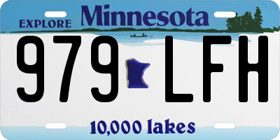 MN license plate 979LFH
