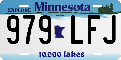 MN license plate 979LFJ