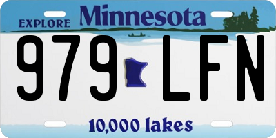 MN license plate 979LFN