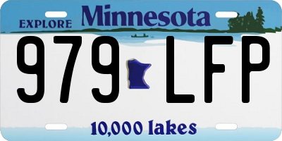 MN license plate 979LFP