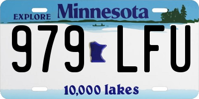 MN license plate 979LFU