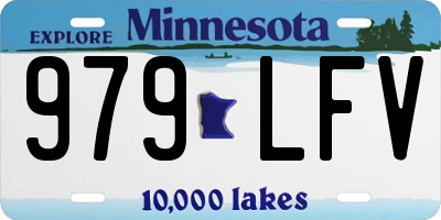 MN license plate 979LFV