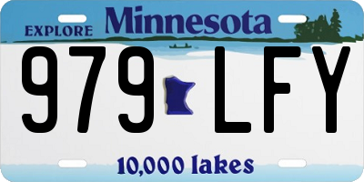 MN license plate 979LFY