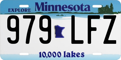 MN license plate 979LFZ