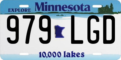 MN license plate 979LGD