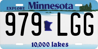 MN license plate 979LGG
