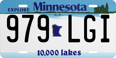 MN license plate 979LGI