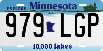 MN license plate 979LGP