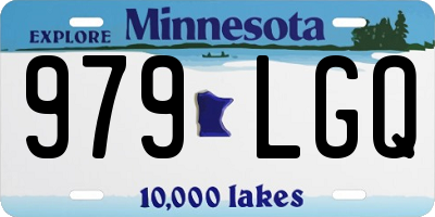 MN license plate 979LGQ