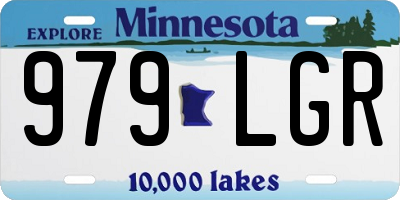 MN license plate 979LGR