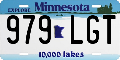 MN license plate 979LGT