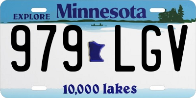 MN license plate 979LGV