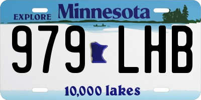 MN license plate 979LHB