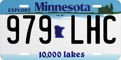 MN license plate 979LHC