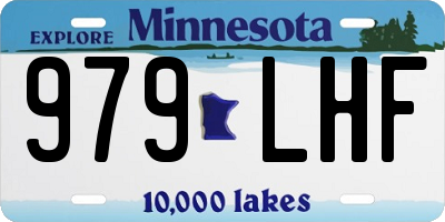 MN license plate 979LHF