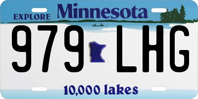 MN license plate 979LHG