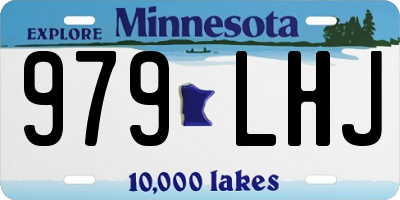 MN license plate 979LHJ