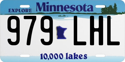 MN license plate 979LHL
