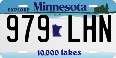MN license plate 979LHN