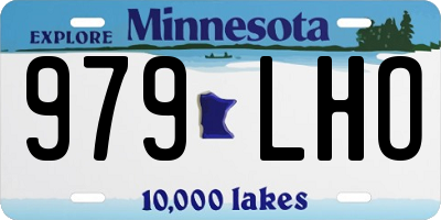 MN license plate 979LHO
