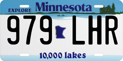 MN license plate 979LHR