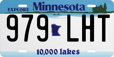 MN license plate 979LHT