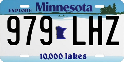 MN license plate 979LHZ