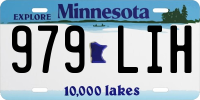MN license plate 979LIH