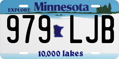 MN license plate 979LJB