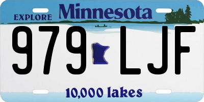 MN license plate 979LJF