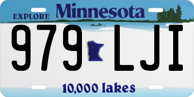 MN license plate 979LJI
