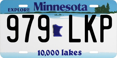 MN license plate 979LKP