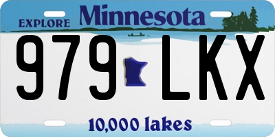 MN license plate 979LKX