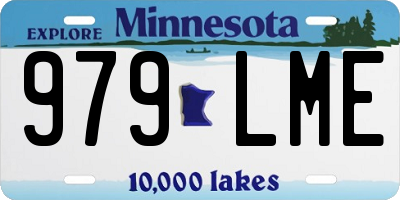 MN license plate 979LME