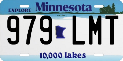 MN license plate 979LMT