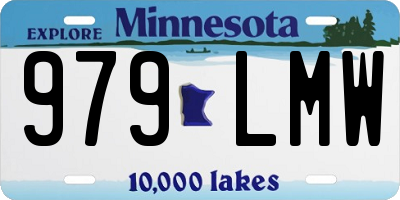 MN license plate 979LMW