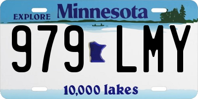 MN license plate 979LMY
