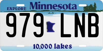 MN license plate 979LNB