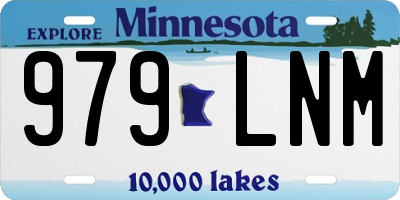 MN license plate 979LNM