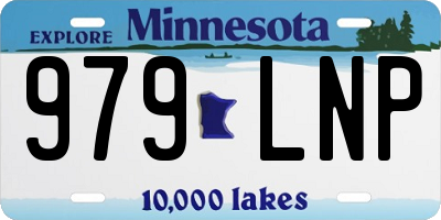 MN license plate 979LNP