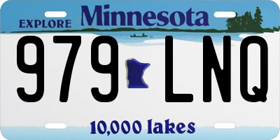MN license plate 979LNQ