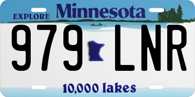 MN license plate 979LNR