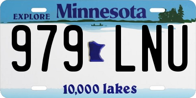 MN license plate 979LNU