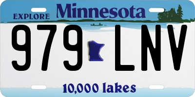 MN license plate 979LNV