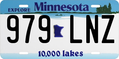 MN license plate 979LNZ