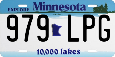 MN license plate 979LPG