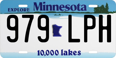 MN license plate 979LPH