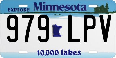 MN license plate 979LPV