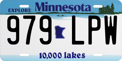 MN license plate 979LPW