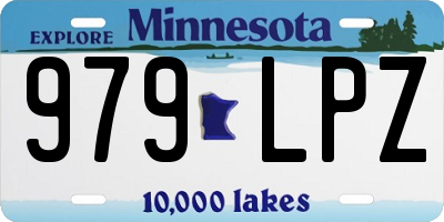 MN license plate 979LPZ